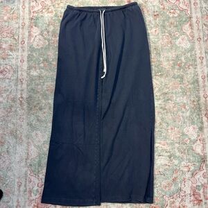 Brandy Melville navy blue drawstring sweatpants